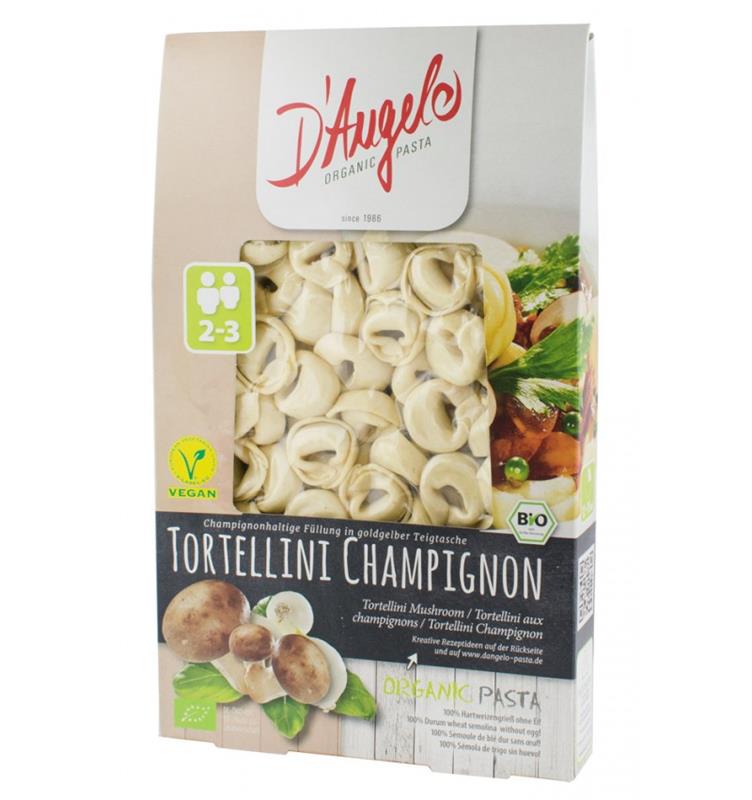 Tortellini cu Ciuperci si Ceapa Bio 250gr D'Angelo Pasta