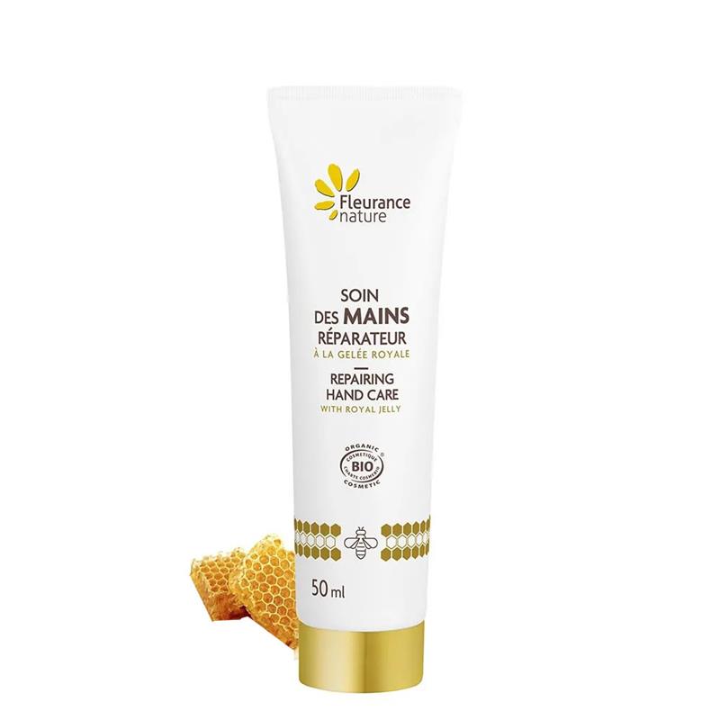Tratament Reparator pentru Maini cu Laptisor de Matca Bio 50 mililitri Fleurance Nature