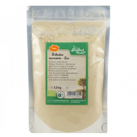 Tribulus Terrestris Pulbere Bio Paradisul Verde 125gr