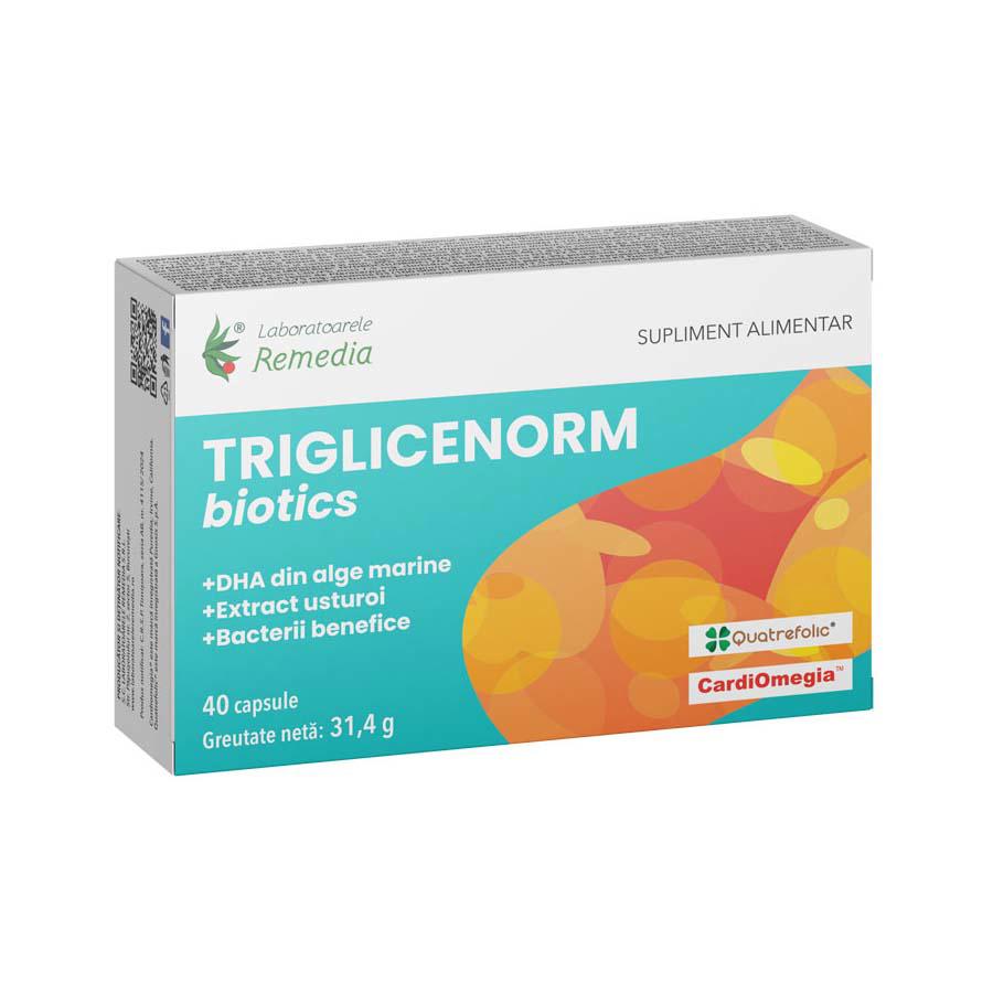 Triglicenorm Biotics 40 capsule Laboratoarele Remedia