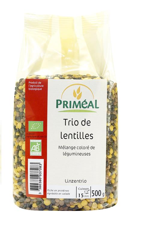 Trio de Linte Bio Primeal 500gr