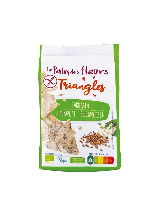 Triunghiuri cu Hrisca Bio 50 grame Le Pain des Fleurs