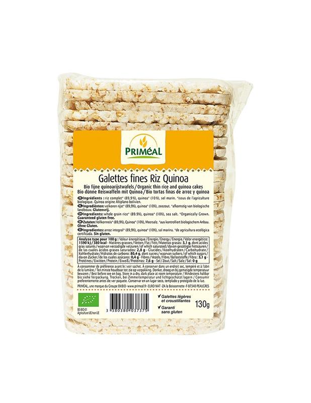 Turtite Subtiri cu Orez si Quinoa Bio Primeal 130gr