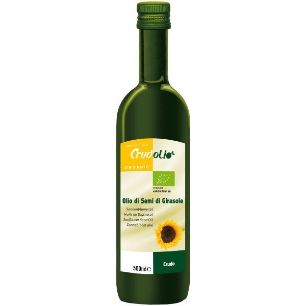 Ulei Bio de Floarea Soarelui Crudolio Joe&Co Pronat 500ml