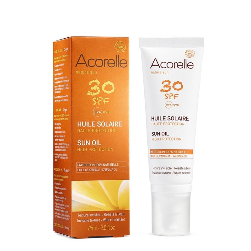 Ulei Bio Protectie Solara Corp cu Karanja Acorelle SPF30 75ml