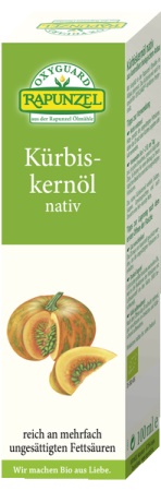 Ulei Crud din Samburi de Dovleac Bio 100ml Rapunzel