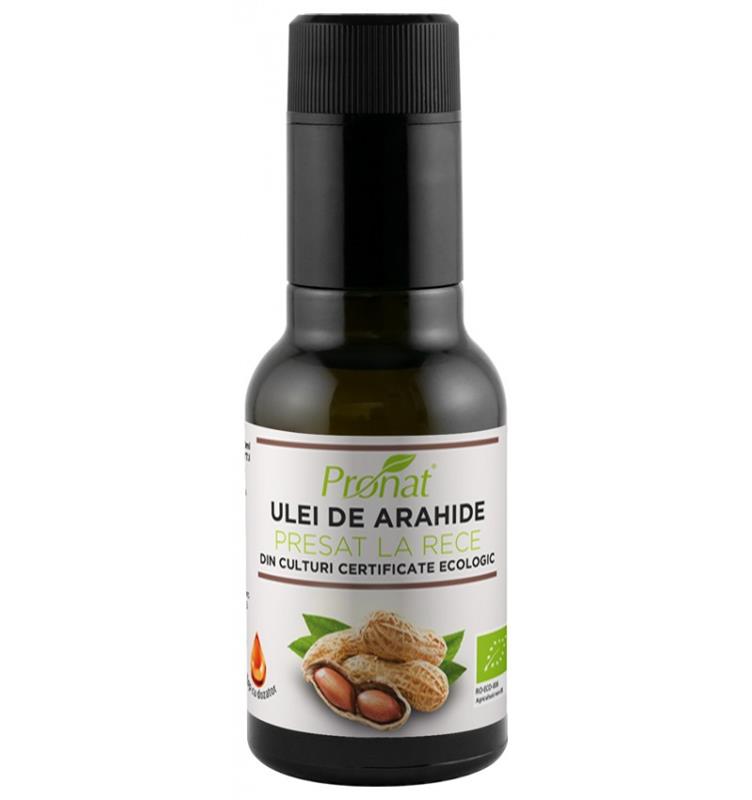Ulei de Arahide Presat la Rece Bio 100ml Pronat