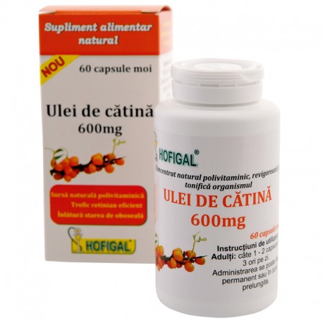 Ulei de Catina 600mg Hofigal 60cps