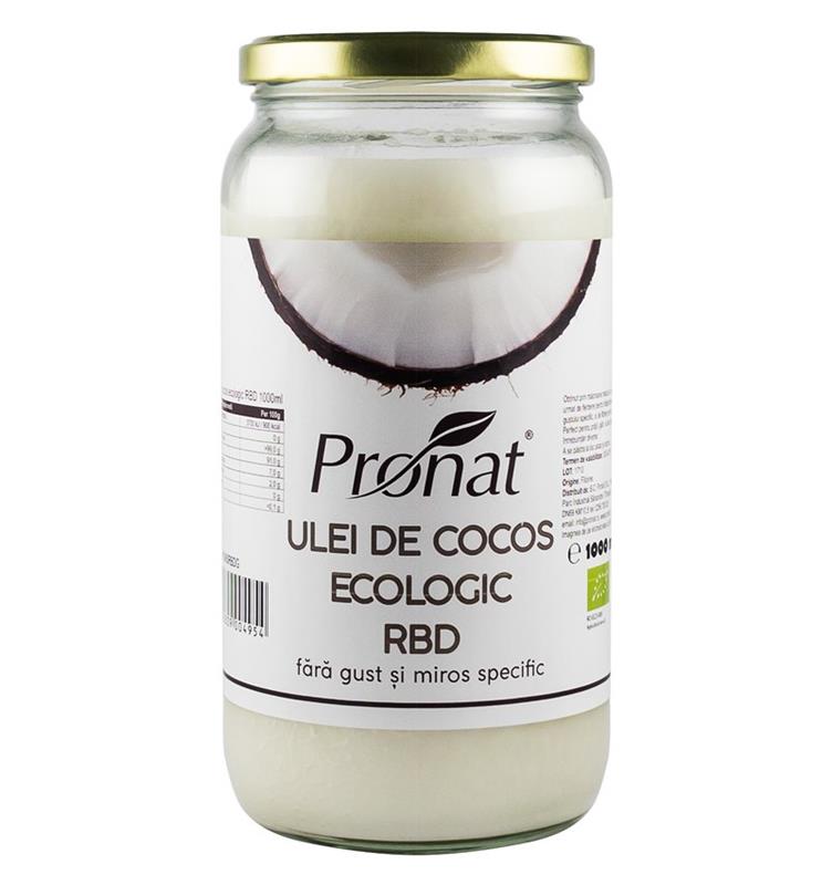 Ulei de Cocos Bio RBD Pronat 1000ml