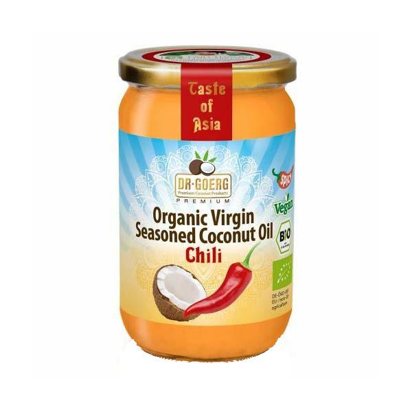 Ulei de Cocos Condimentat cu Chilli Eco 190 mililitri Dr. Goerg