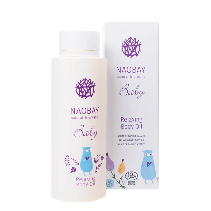 Ulei de Corp Relaxant pentru Copii 200 mililitri Naobay