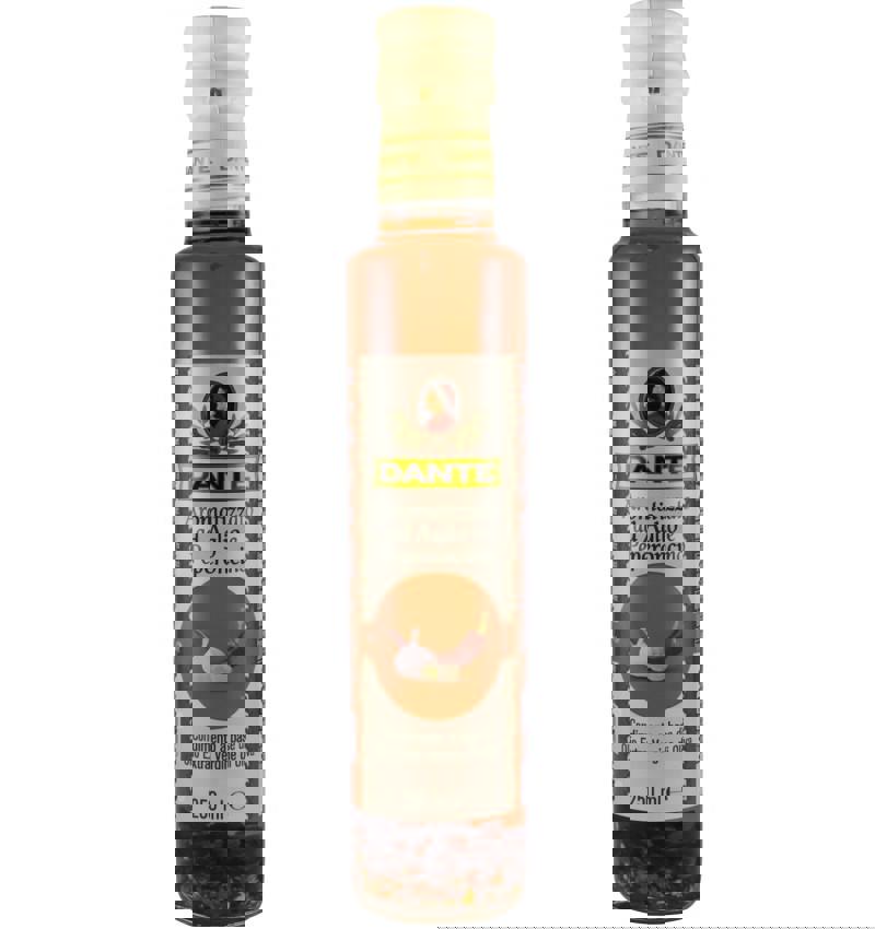 Ulei de Masline Extravirgin Aromat cu Usturoi si Chili 250 mililitri Olio Dante