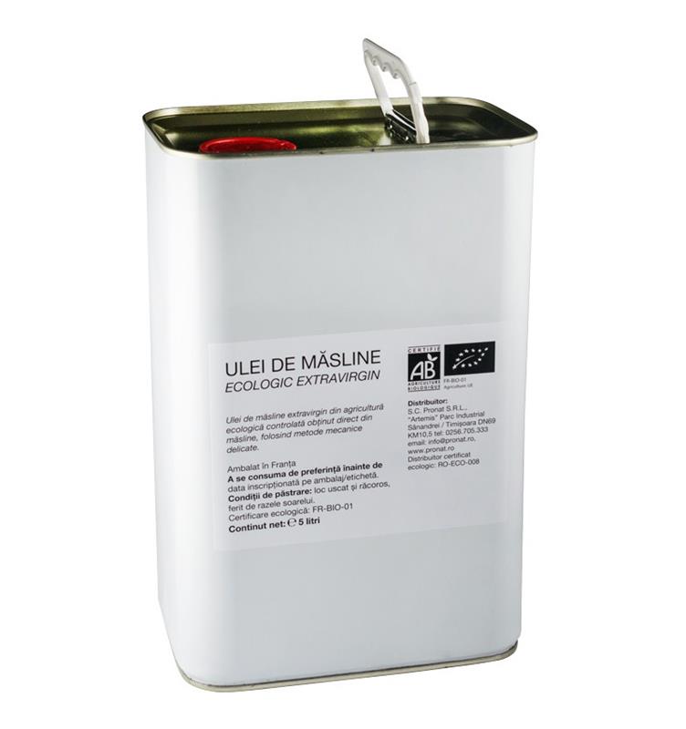 Ulei de Masline Extravirgin Bio 5L Pronat