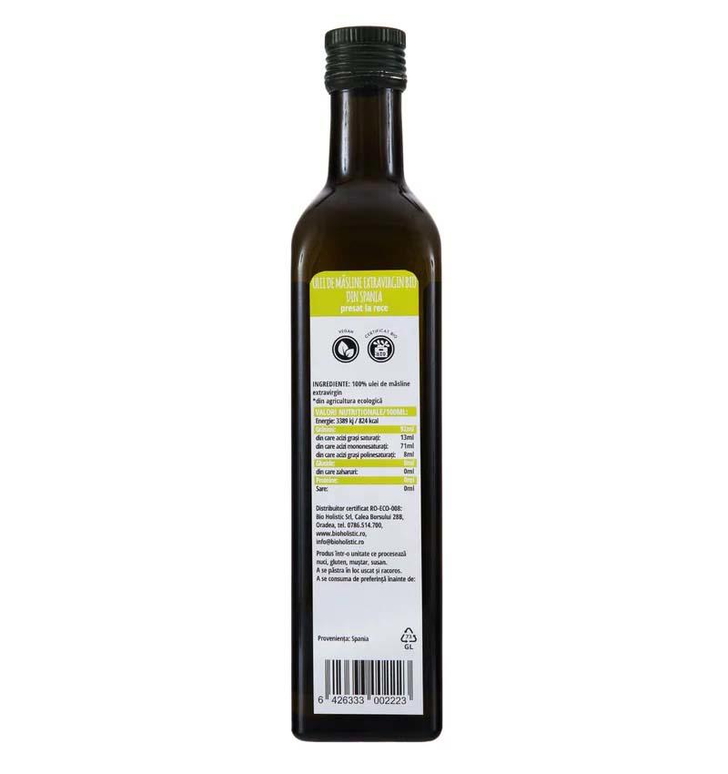 Ulei de Masline Extravirgin Eco 500 mililitri Obio