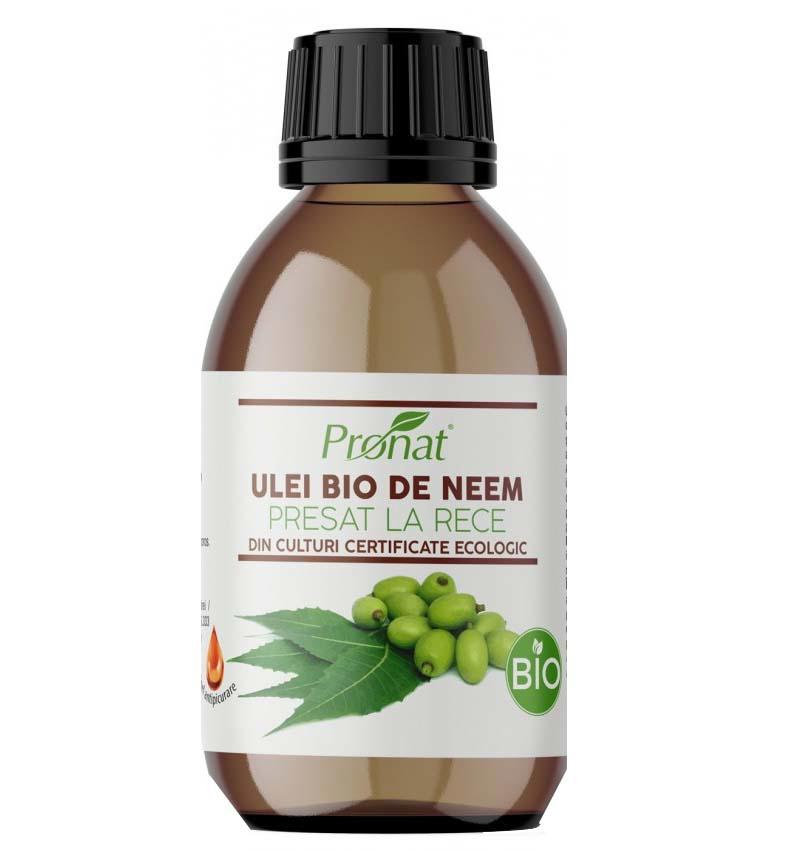 Ulei de Neem Presat la Rece Bio 100 mililitri Pronat