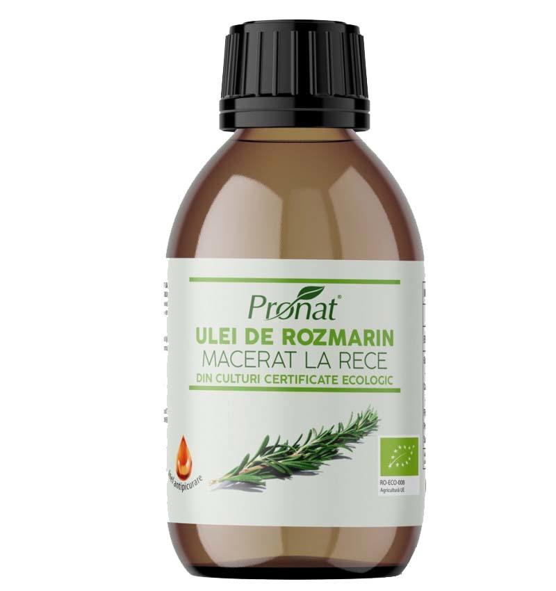 Ulei de Rozmarin Macerat la Rece Bio 100ml Pronat