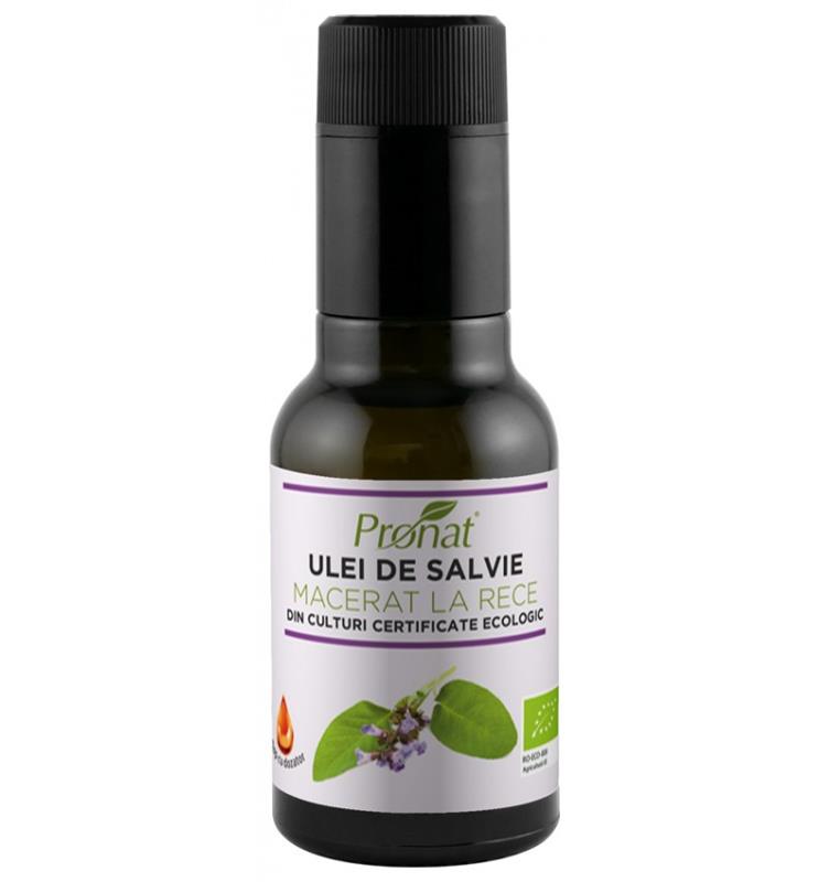 Ulei de Salvie Macerat la Rece Bio 100ml Pronat