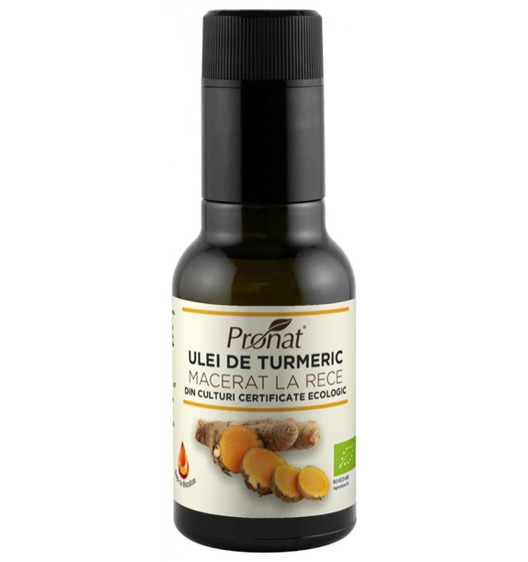 Ulei de Turmeric Macerat la Rece Bio 100ml Pronat