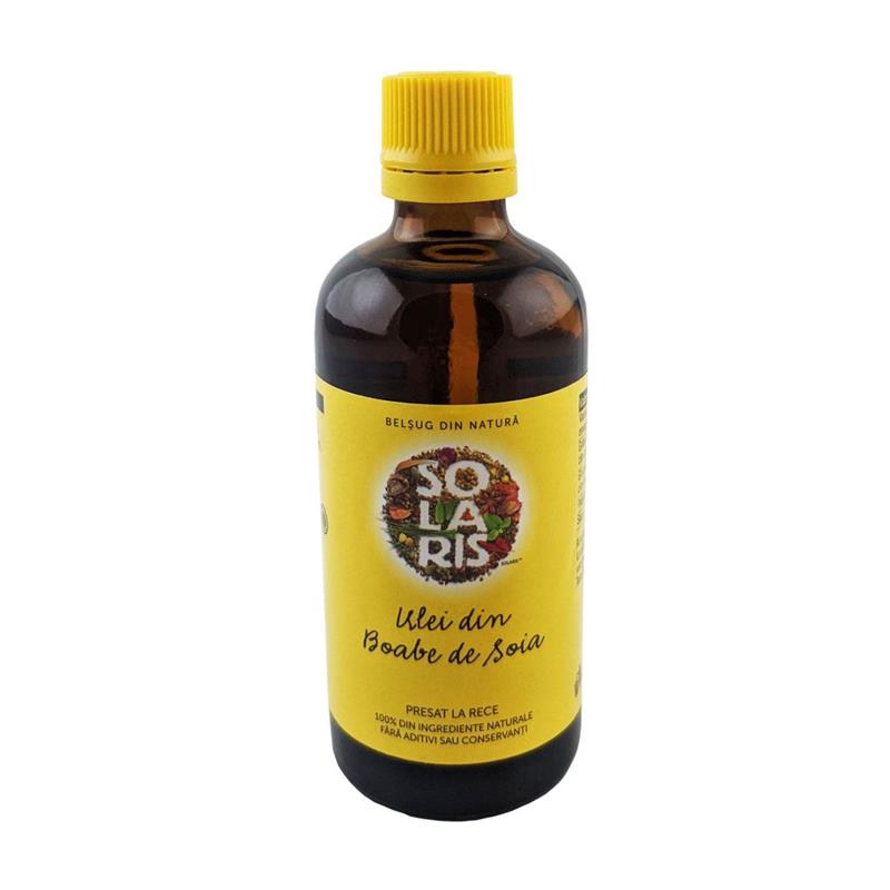Ulei din Boabe de Soia Presat la Rece 100 mililitri Solaris