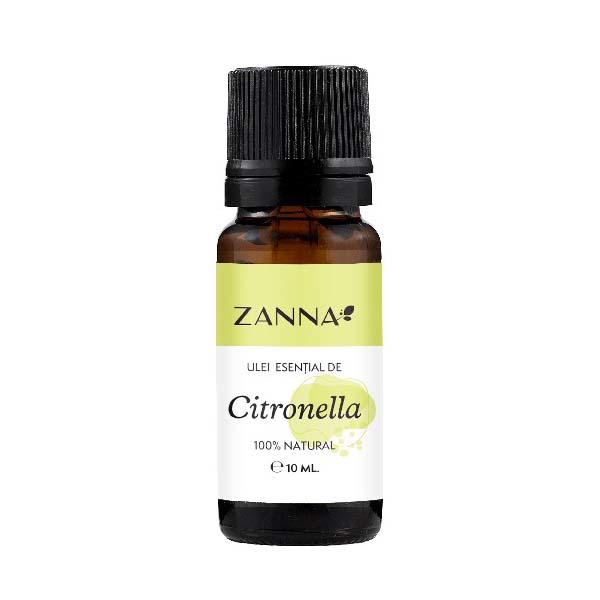 Ulei Esential de Citronella 10 mililitri Zanna