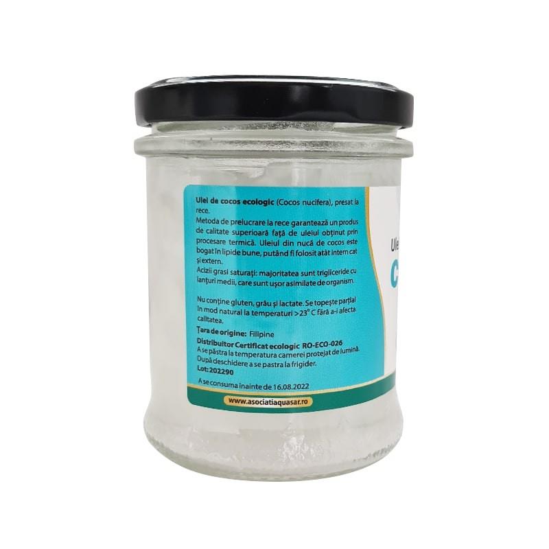 Ulei Extravirgin de Cocos Bio 200 mililitri Kotys