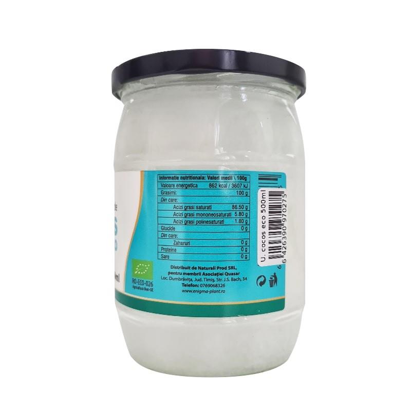 Ulei Extravirgin de Cocos Bio 500 mililitri Kotys