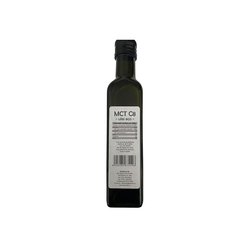 Ulei MCT C8 Bio 250 mililitri Deco