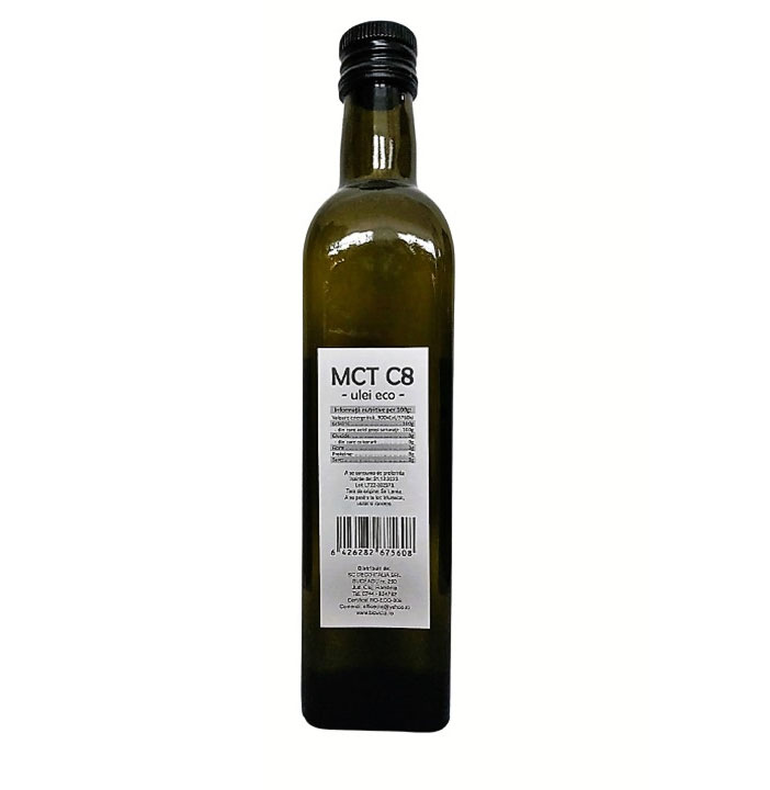 Ulei MCT C8 Bio 500 mililitri Deco