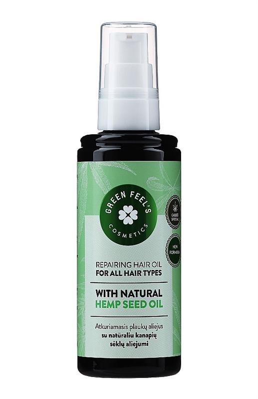 Ulei Natural Reparator pentru Par cu Ulei de Canepa 100 mililitri Green Feel's