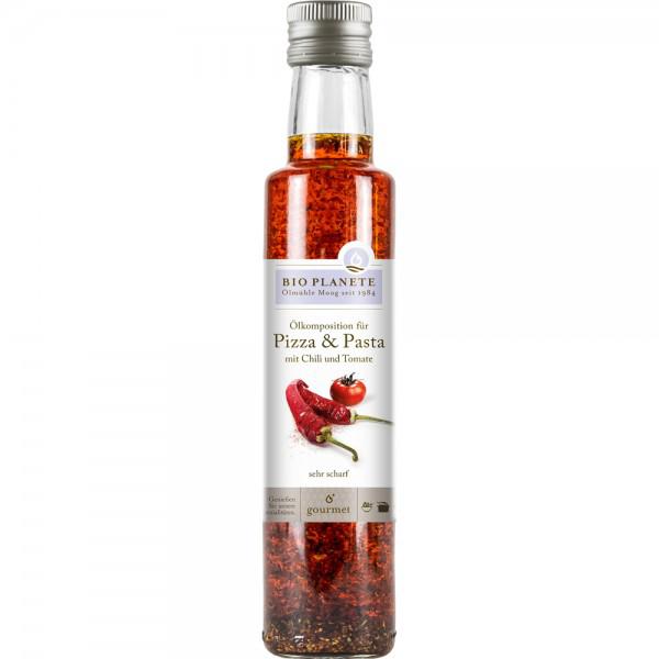 Ulei pentru Pizza si Paste cu Chili si Rosii Eco 250 mililitri Bio Planete