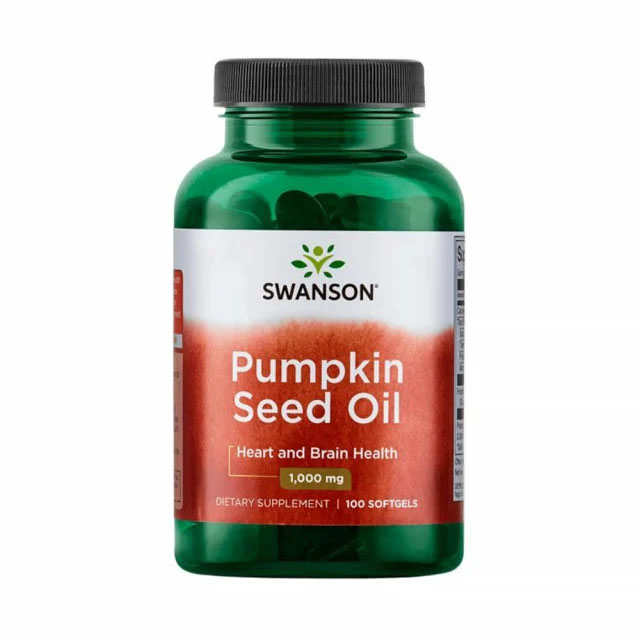 Ulei Seminte Dovleac Pumpkin Seed Oil 1000 miligrame 100 capsule Swanson