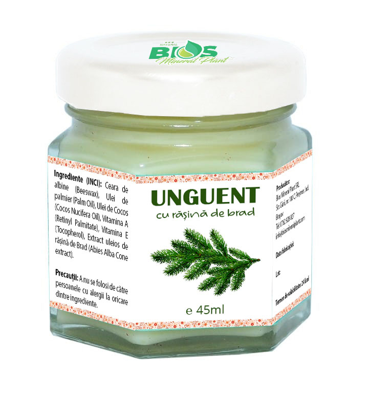 Unguent cu Rasina de Brad 45 mililitri Bios Mineral Plant