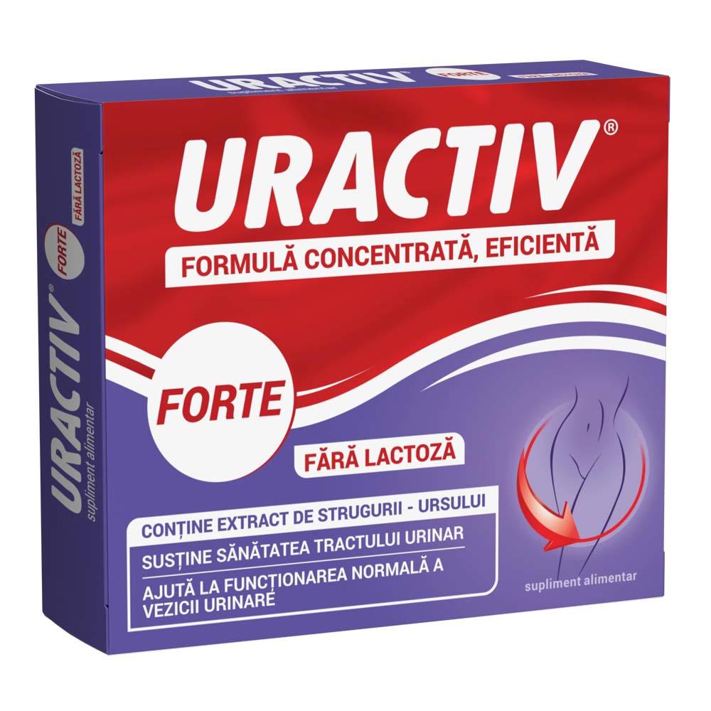 Uractiv Forte fara Lactoza 10 capsule Terapia
