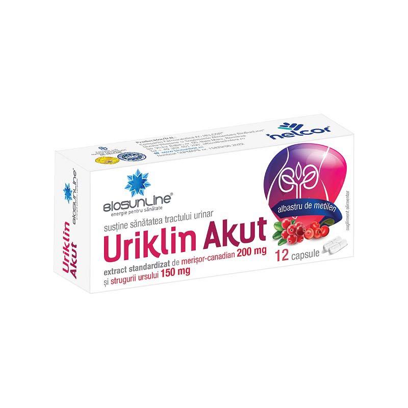 Uriklin Akut BioSunLine 12 capsule Helcor