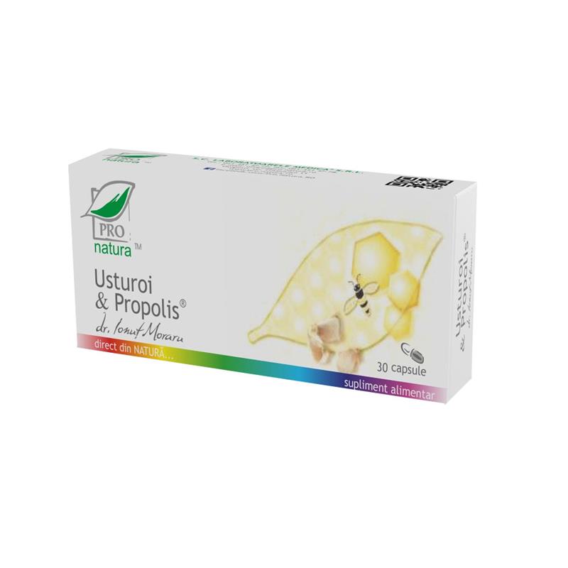 Usturoi & Propolis 30 capsule Medica