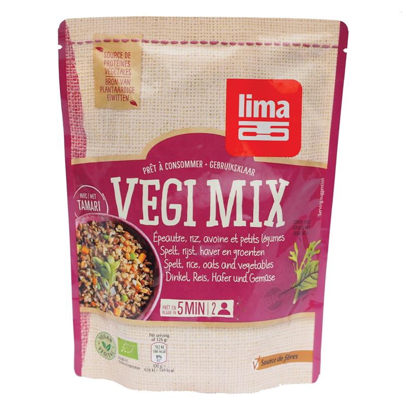 Vegi Mix Spelta, Orez, Ovaz si Legume Bio Lima 250gr