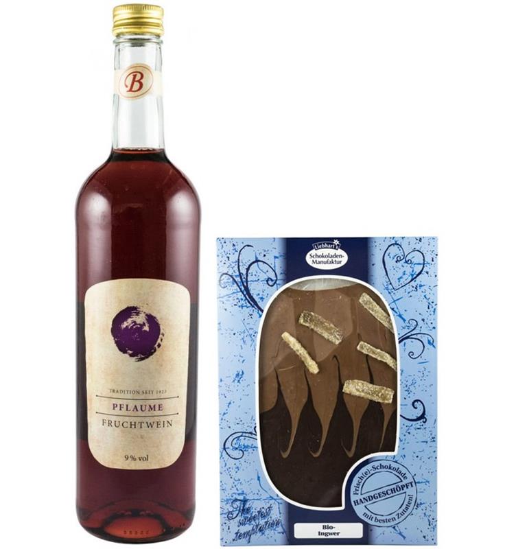 Vin de Prune 9%alc. si Ciocolata 750ml si 150gr Bavaria