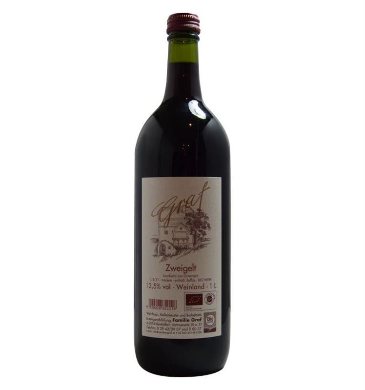 Vin Rosu Blauer Portugieser Bio Graf 1L