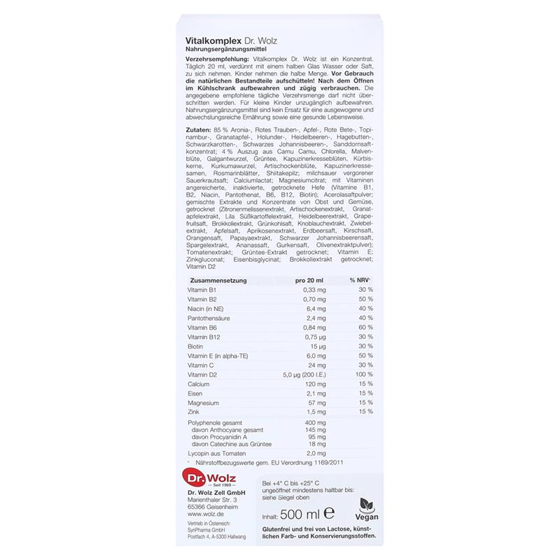 VitalKomplex 500 mililitri Dr.Wolz