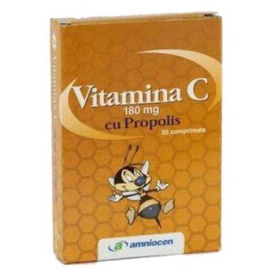 Vitamina C 180mg Propolis Amniocen 24tbl