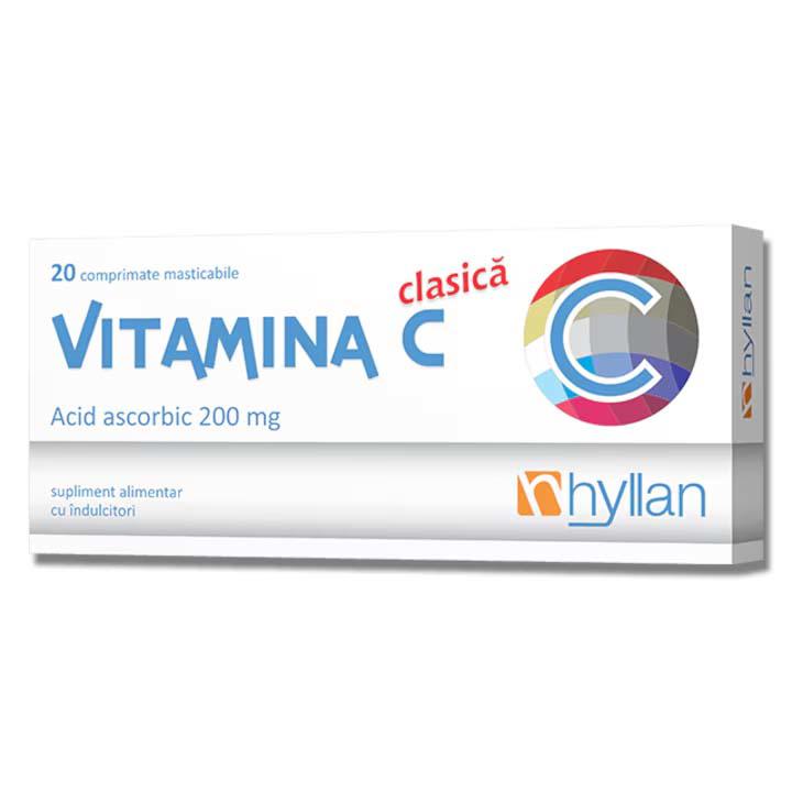 Vitamina C Clasica 20 comprimate masticabile Hyllan