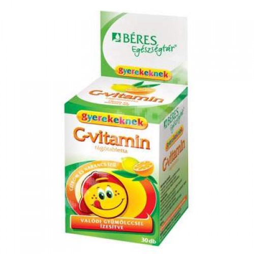 Vitamina C Junior Portocale Beres 30cpr