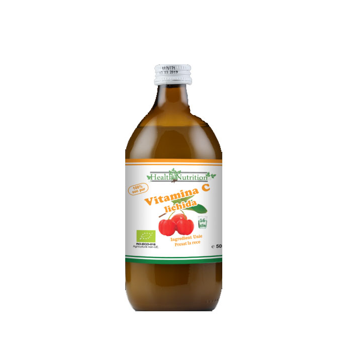 Vitamina C Lichida Bio 500ml Health Nutrition