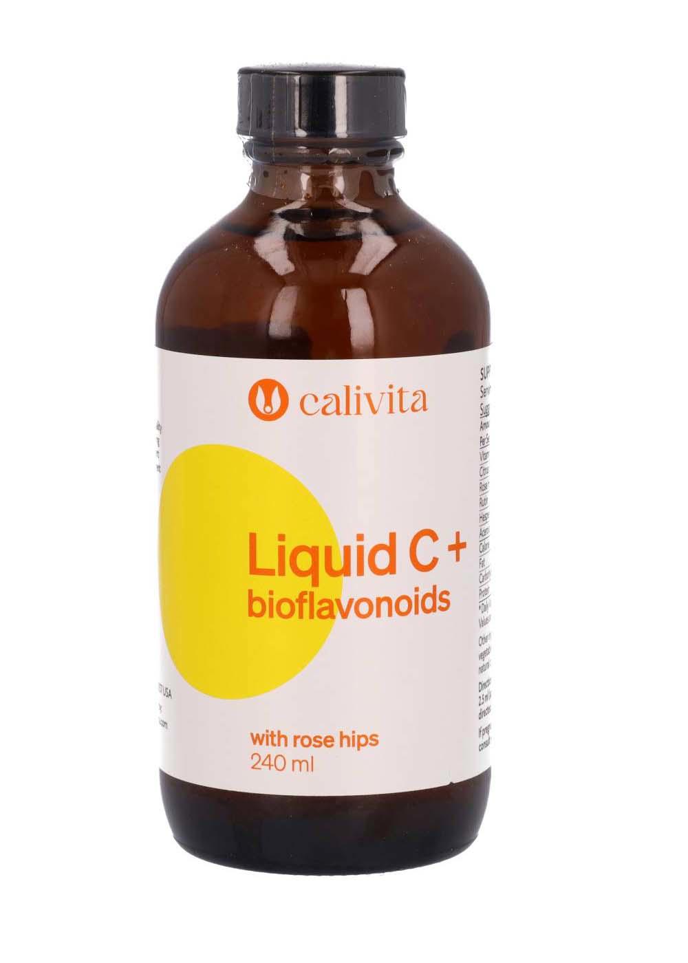 Vitamina C Lichida cu Bioflavonoide si Extract Macese 240ml CaliVita 