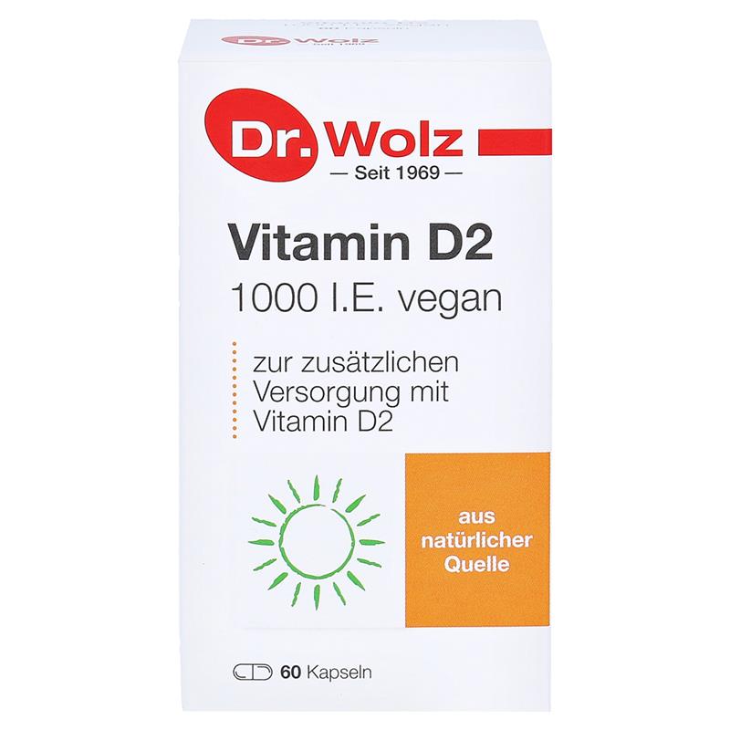 Vitamina D2 1000 I.E.Vegan 60 capsule Dr.Wolz