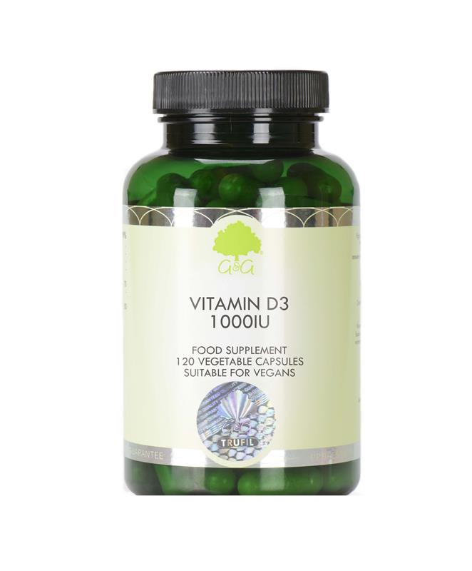 Vitamina D3 1000UI 120cps G&G