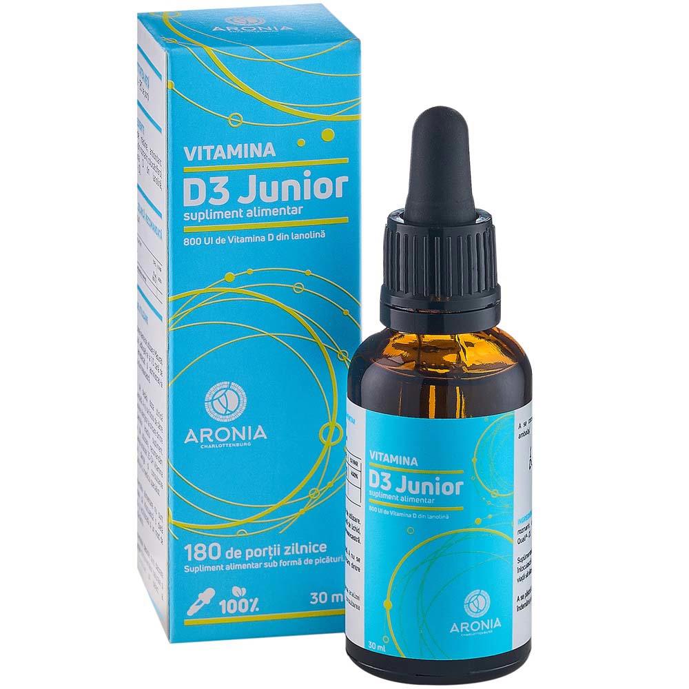 Vitamina D3 Junior 800 UI 30 mililitri Aronia Charlottenburg