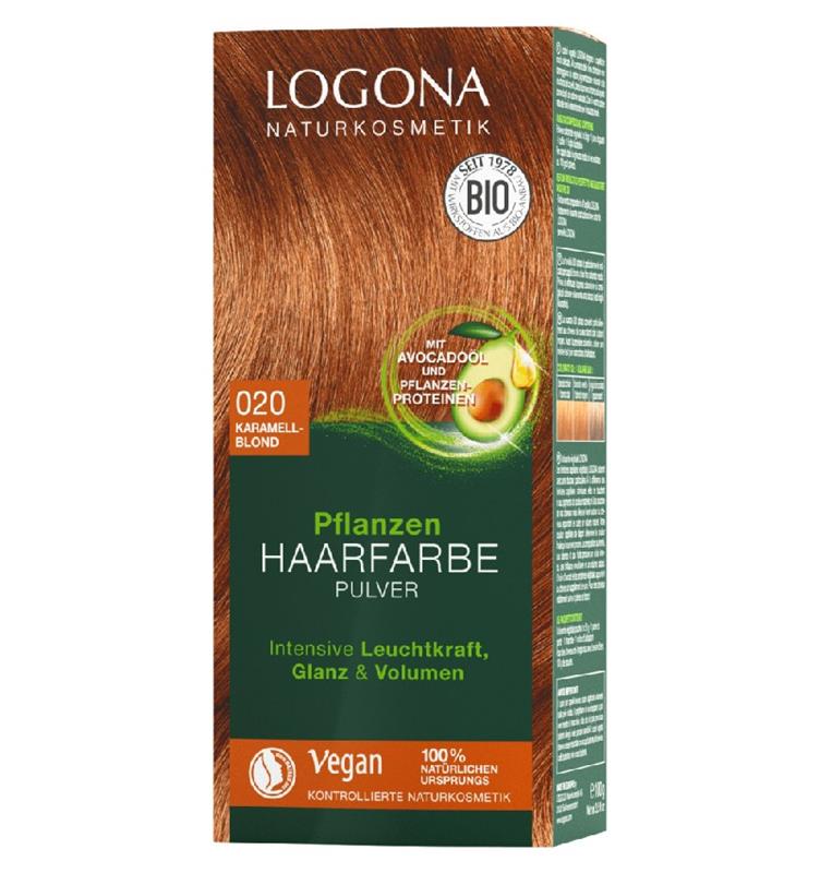 Vopsea de Par Blond Caramel Bio Nuanta 020 100gr Logona