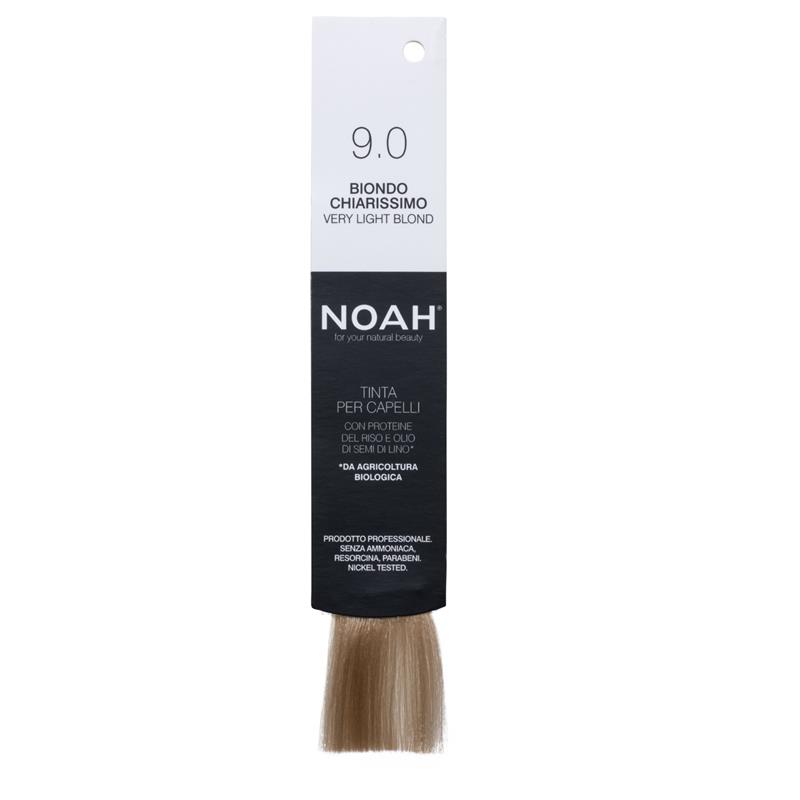 Vopsea de Par Naturala Fara Amoniac Blond Foarte Deschis 9.0 140 mililitri Noah