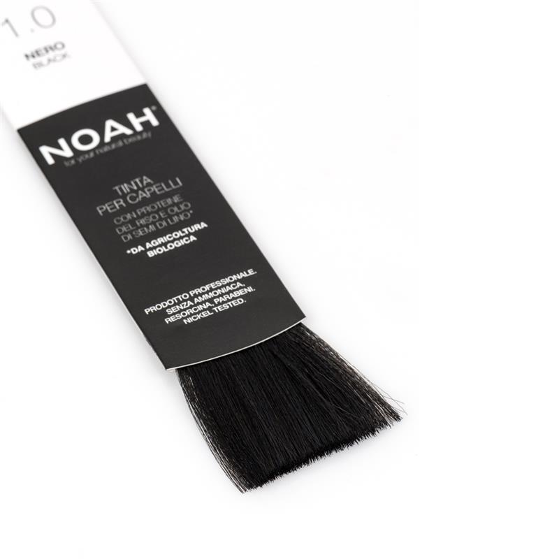 Vopsea de Par Naturala Fara Amoniac Negru 1.0 140 mililitri Noah